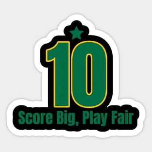 Score Big Play Fair Sticker